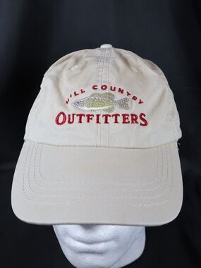 Hill Country Outfitters - Beige Baseball Cap Strapback One Size